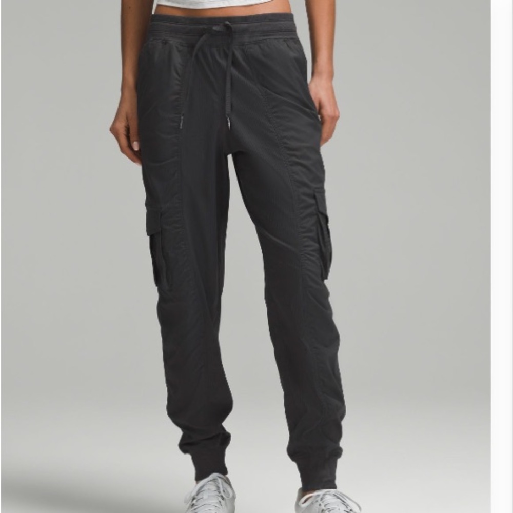 Dance Studio Cargo Jogger Pants Granite Grey